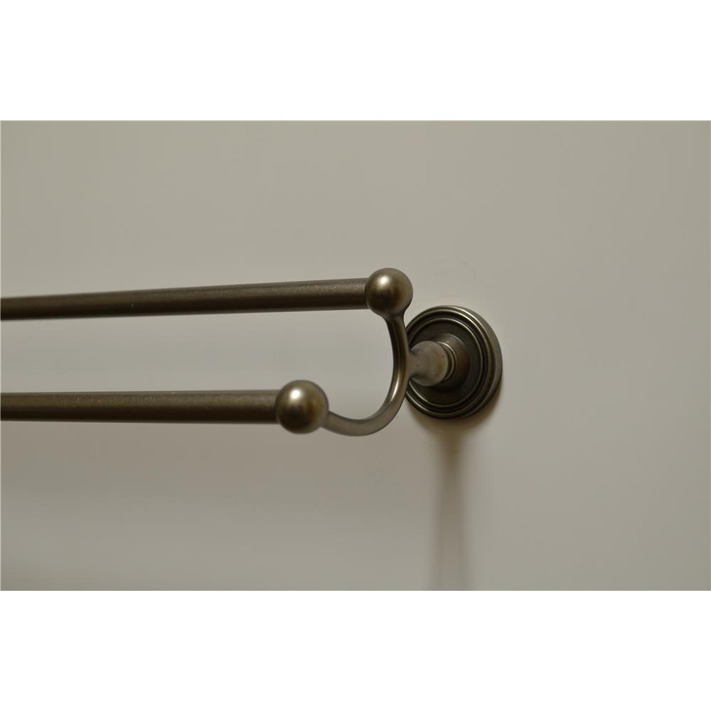 Residential Essentials 2248AP Bradford 24" Double Towel Bar in Aged Pewter